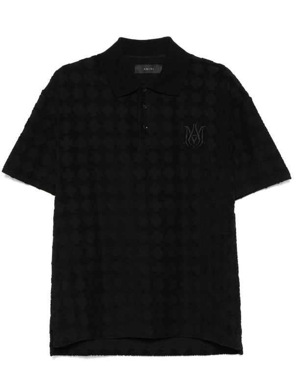 Amiri Black Polo Shirt