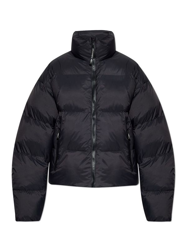 3b Logo High Neck Quilted Padded Jacket