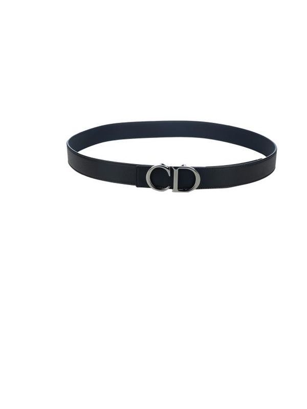 CD Icon Logo Leather Belt