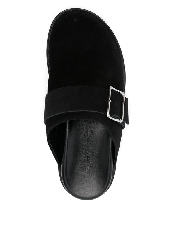Aeyde Black Sandals