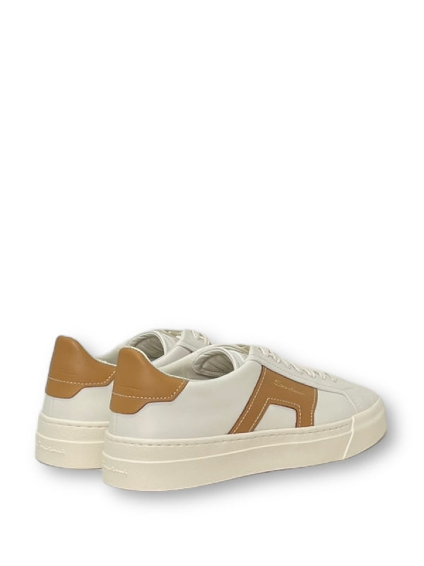 Logo Leather Low Top Sneakers