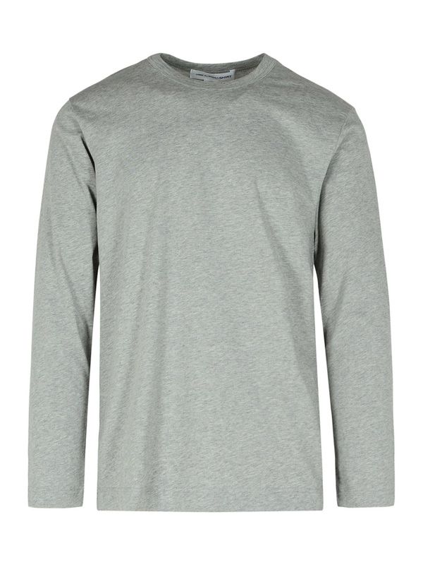 Crewneck Cotton Long Sleeve Top