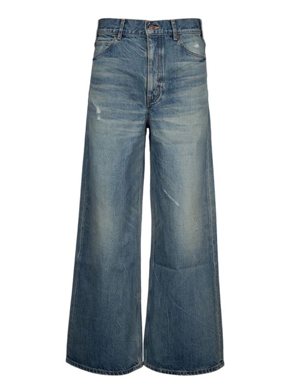 Wide Denim Pants