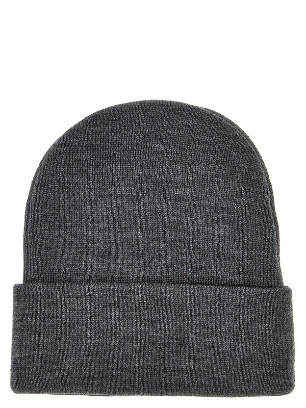 Logo Embroidered Wool Beanie