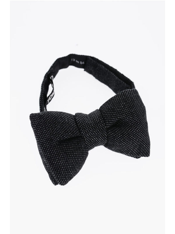 Black Cotton Bow Tie