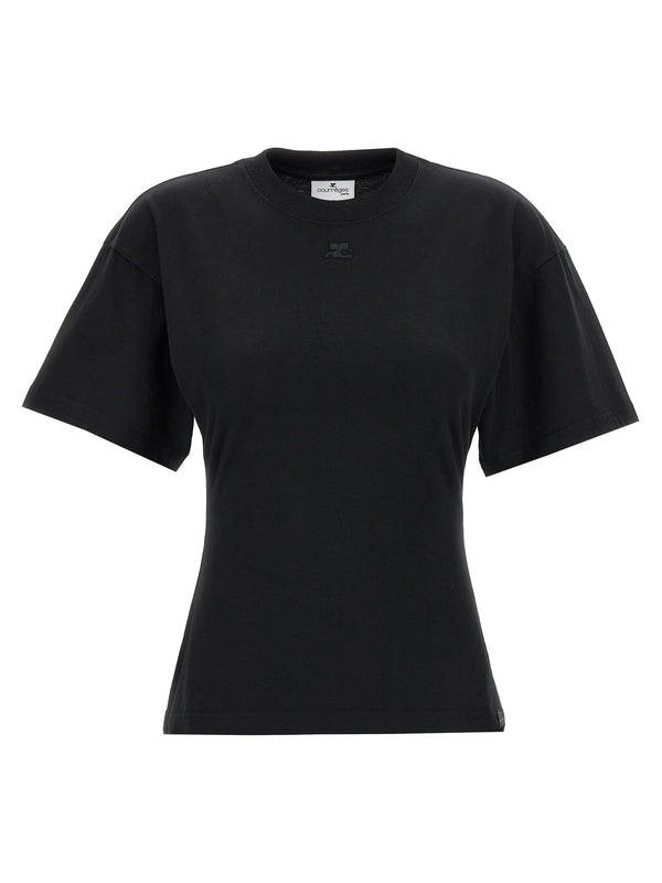 Logo Patch Cotton Short Sleeve T-Shirt