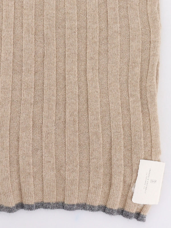 Cashmere Ribbed Muffler