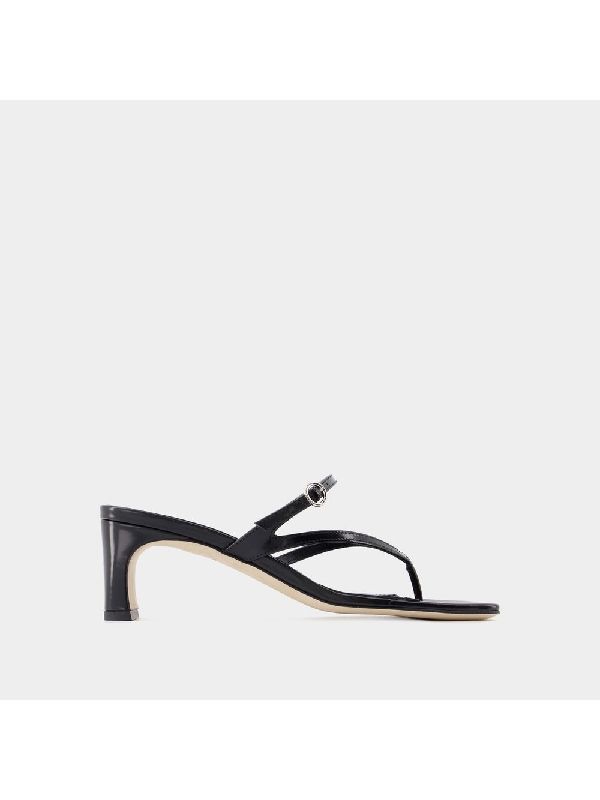 Gisele Leather Sandal Heels