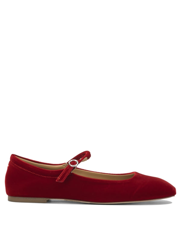 Aeyde Red Flat Shoes