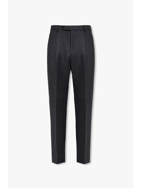 Wool Cashmere Tailored Pants