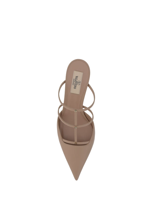 Wispy Rockstud Sandal Heel