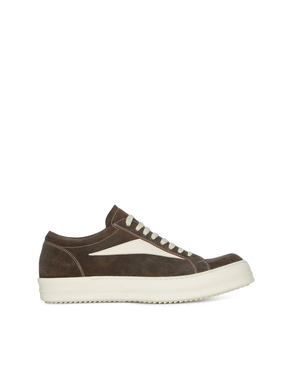 Rick Owens Brown Low Top Sneakers