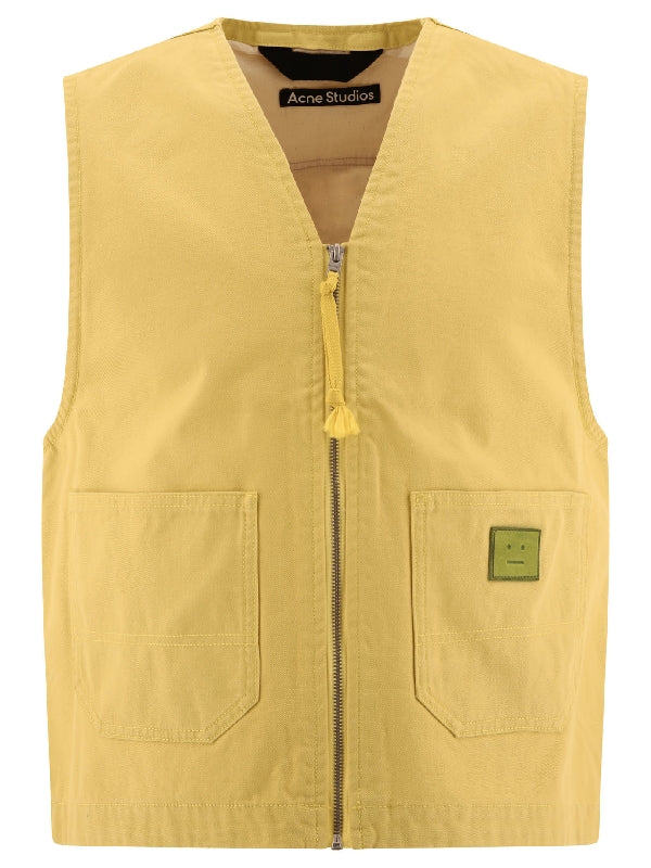 Face Logo Cotton Vest