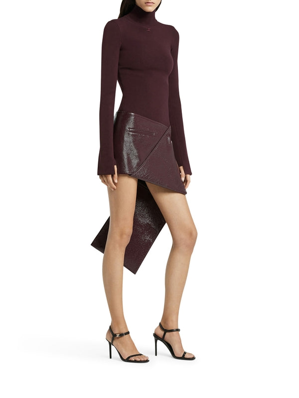 Courrèges Burgundy Knit