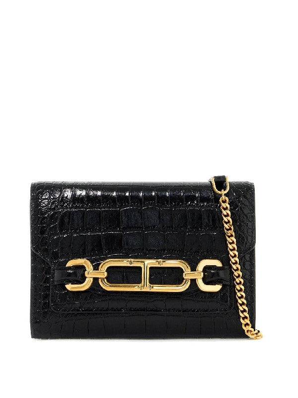 Whitney Croc-effect Mini Shoulder
  Bag - Jente