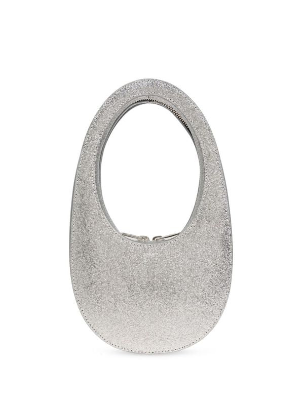 Swipe 亮片皮革手提包