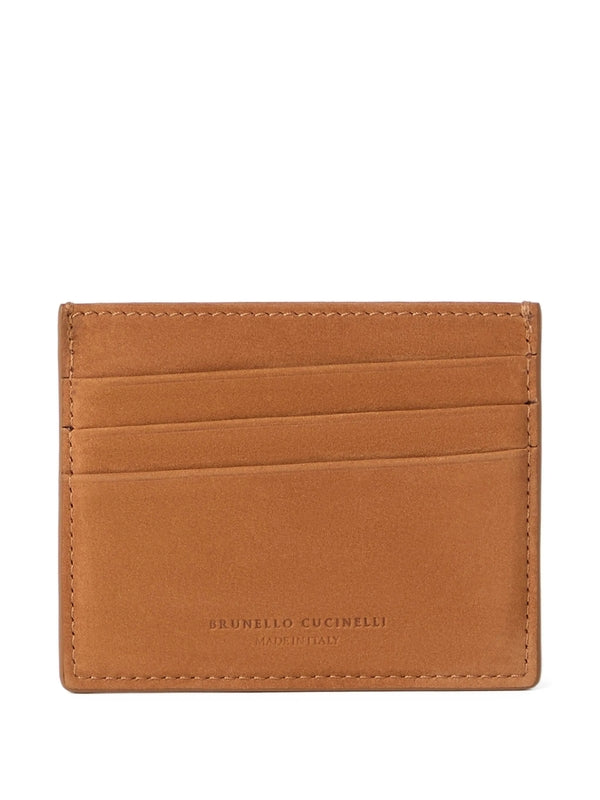 Brunello Cucinelli Brown Card Holders