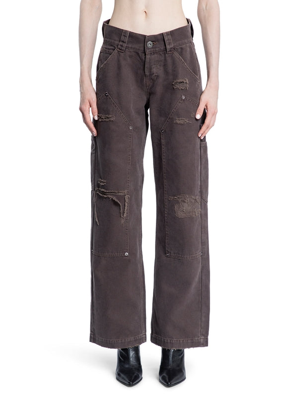 Workwear Distressed Denim Pants