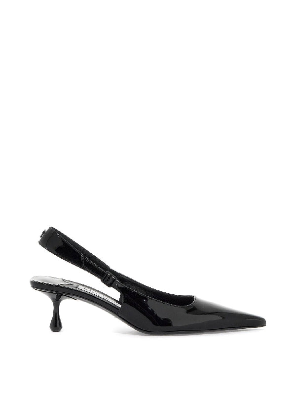 Amel Leather Slingback Heels - Jente