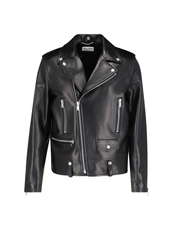 Classic Motorcycle Lambskin Jacket