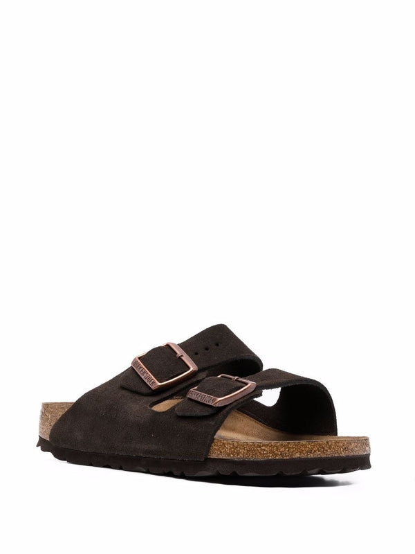 Arizona Buckle
  Strap Suede Sandals