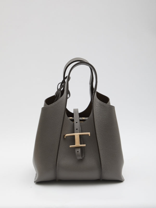 Tod'S Grey Tote Bags