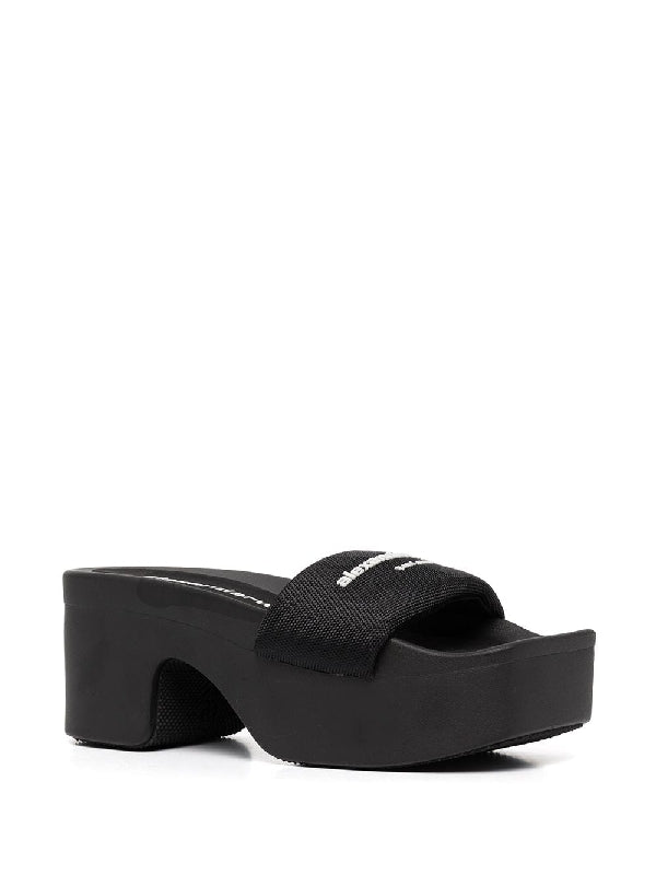 Aw Nylon Platform Sandal Heels