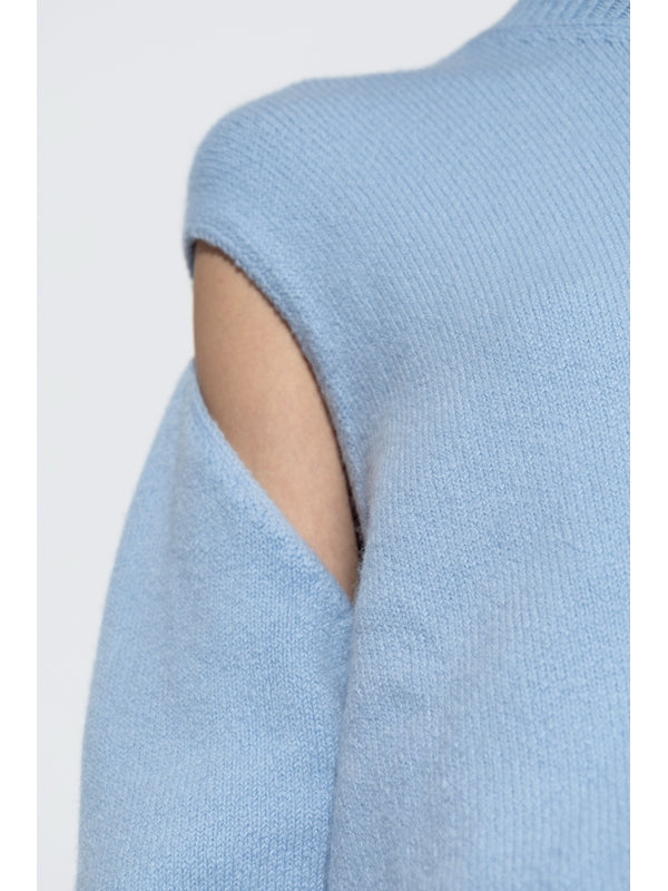 Layered Detail Cashmere Knit