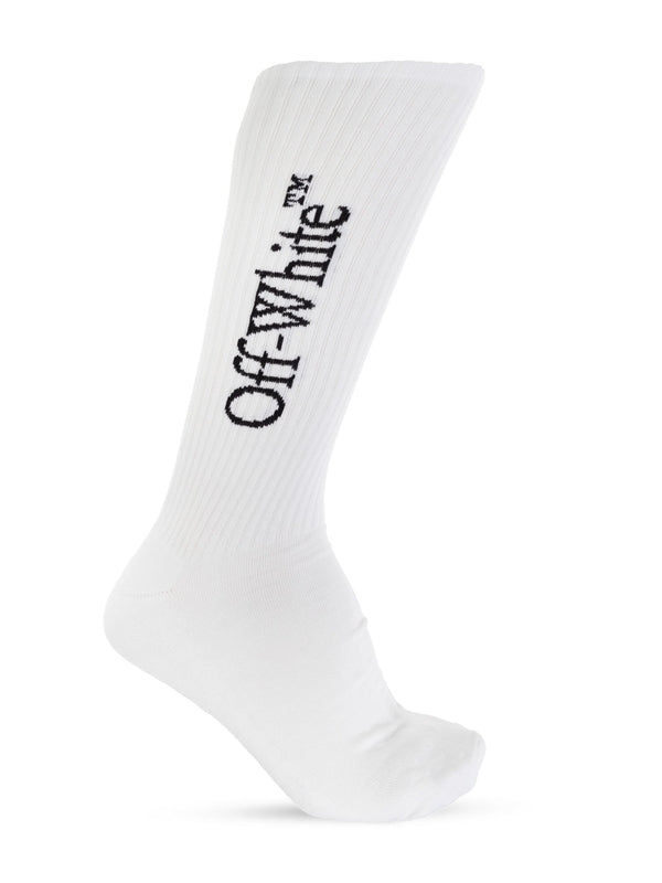 Logo Jacquard Cotton Socks