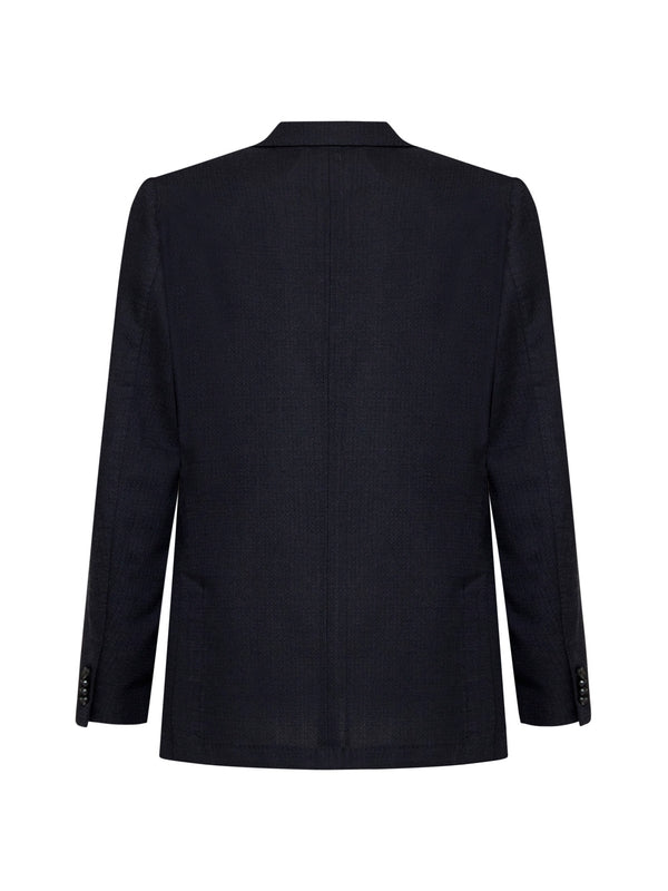 Boutonniere Decoration Single Wool Tailored Jacket