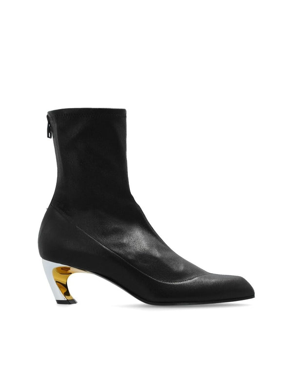 Armadillo Leather Ankle Boots