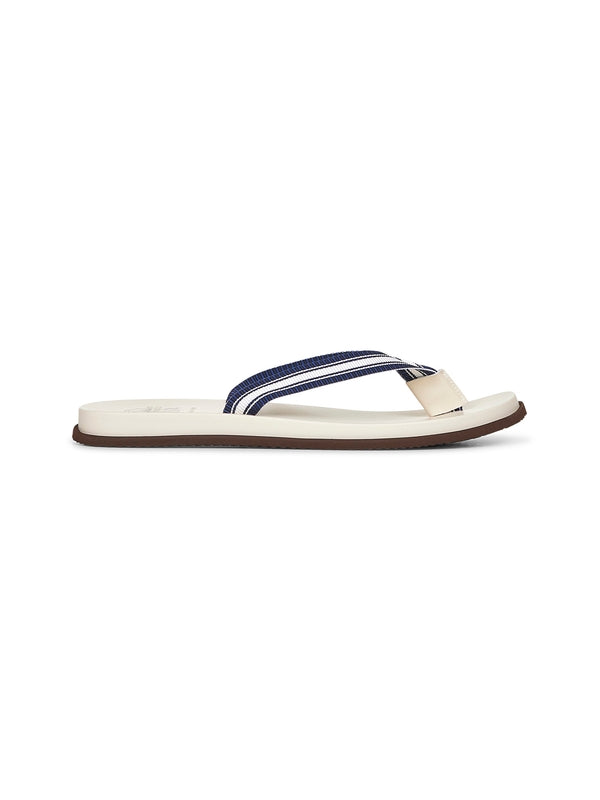 Stripe Tong Flip Flop Sandals