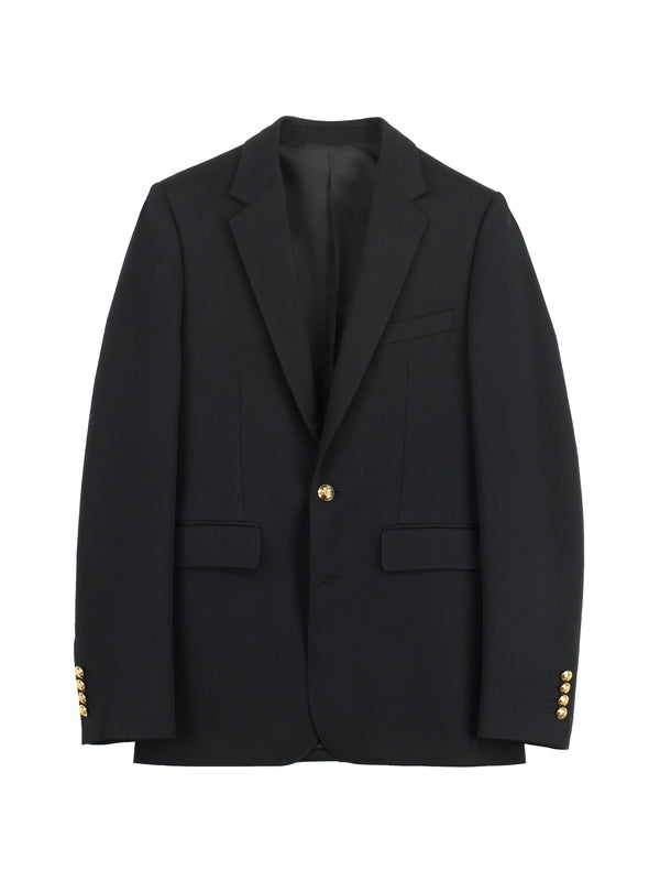 Classic Single Breasted Wool Tailored
  Jacket