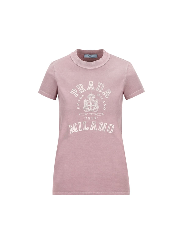 Vintage Logo Printing Short-sleeve
  T-shirt