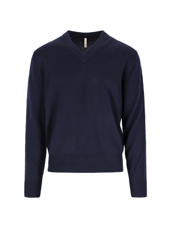 Sunflower Navy Knitted