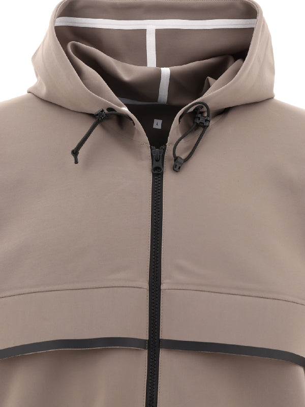 Nylon Hooded Zip-up Jacket