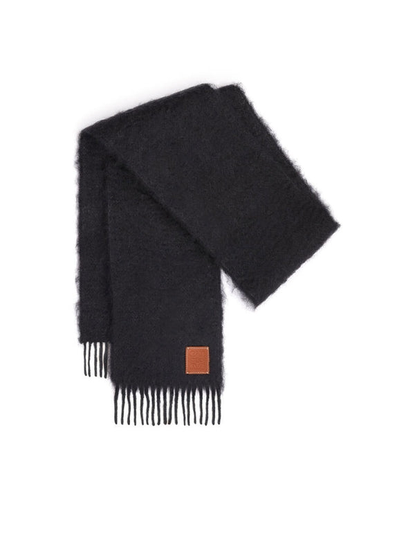 LOEWE - Logo Patch Mohair Wool Muffler - Jente