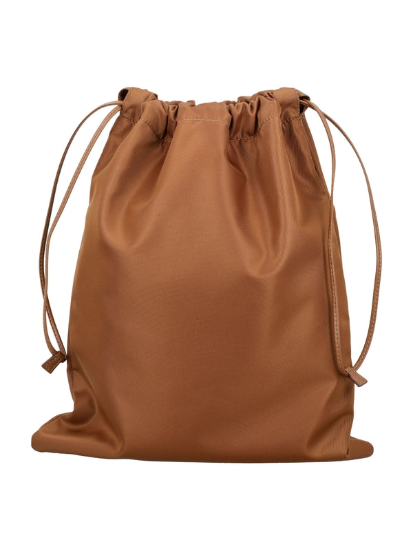 Triangle Logo Nylon Pocuh