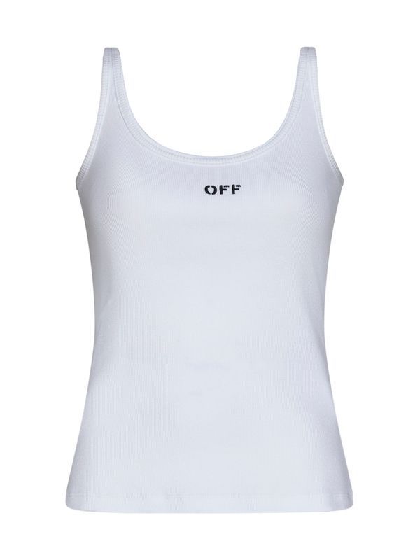 Stamp Logo Sleeveless Top