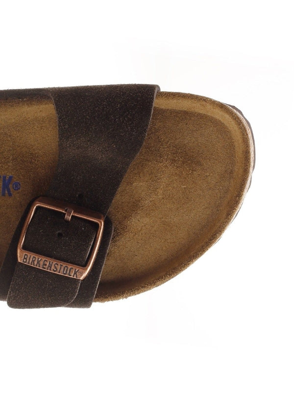 Arizona Buckle Suede Sandals