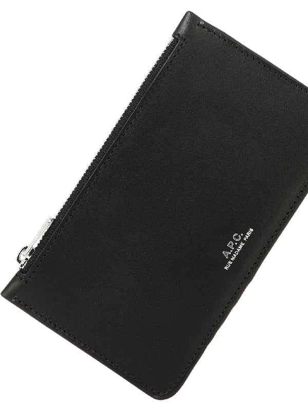 Walter Logo Leather Card Wallet