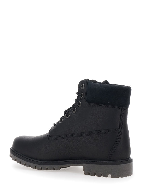 Timberland Black Lace-Up Boots
