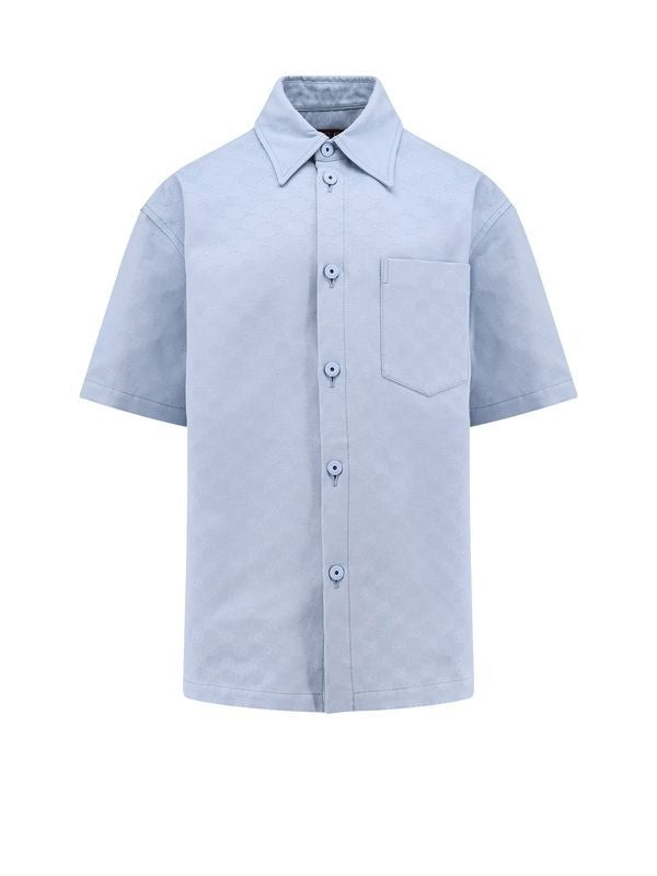 Allover GG Logo Jacquard Shirt