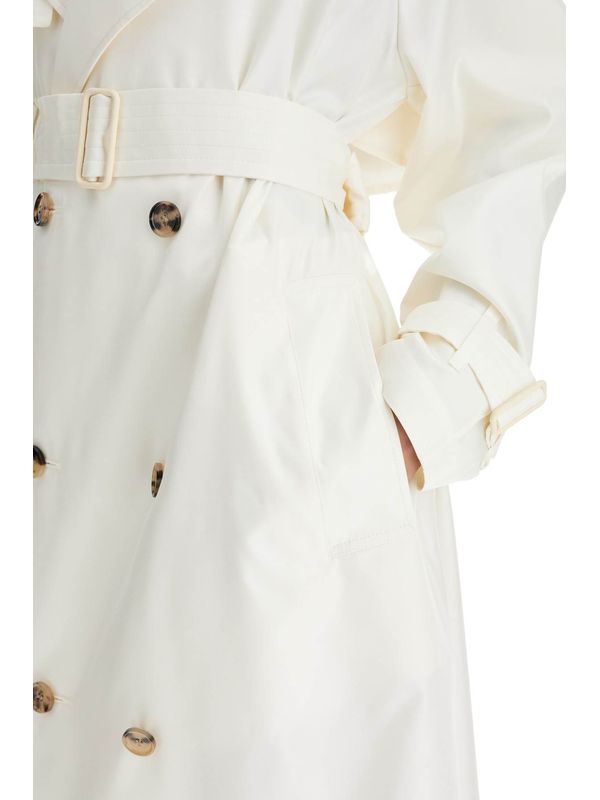 BURBERRY - Belted Double Trench Coat - Jente