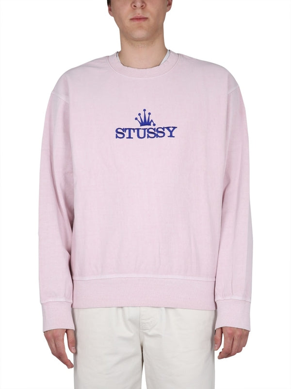 Logo Embroidered Cotton Sweatshirt