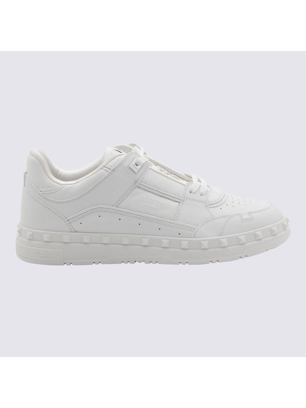 Valentino White Low Top Sneakers