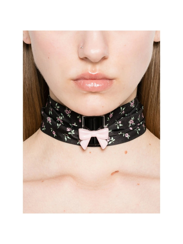 Yvmin Ceramic Bowknot Necklace