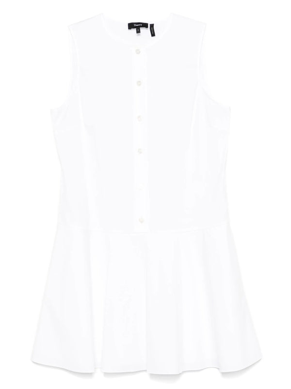 Theory White Mini Dress