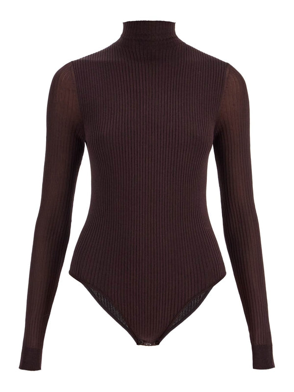 High Neck Rib Bodysuit