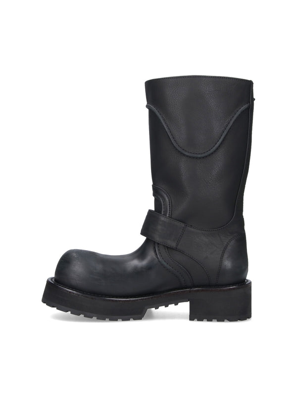 VENOM mid-calf buckled boots